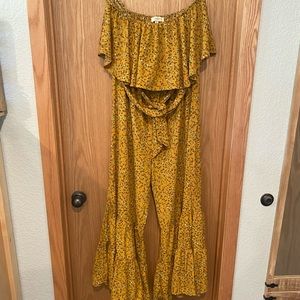 Umgee Off the Shoulder Jumpsuit